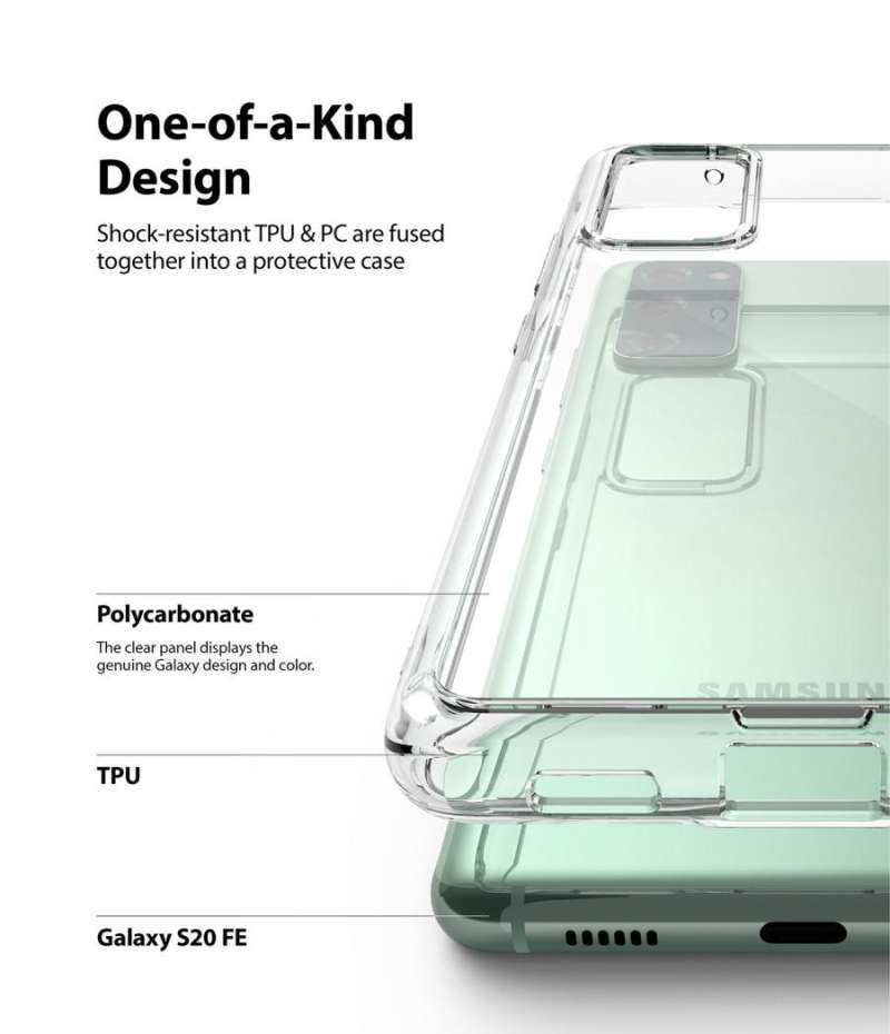 Case Samsung Galaxy S20 FE Ringke Fusion Anti Crack Clear Casing
