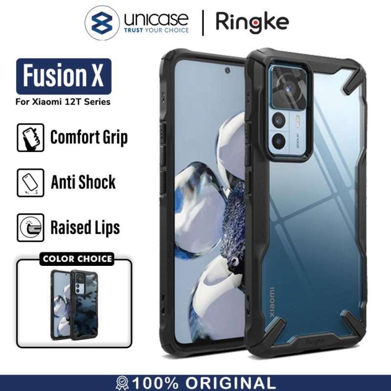Case Xiaomi 12T / Pro Ringke Fusion X Hybrid Clear Anti Crack Casing