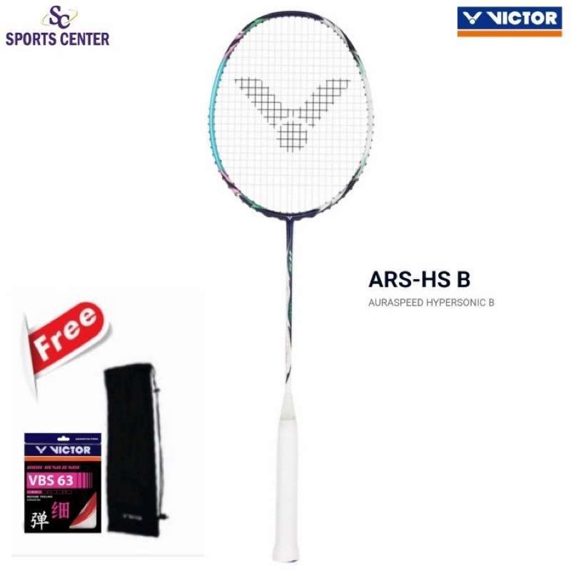 Jual New Raket Badminton Victor Auraspeed / Ars Hypersonic / Ars Hs Di ...