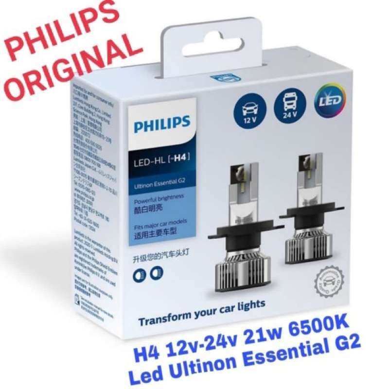 Jual Lampu Philips H4 Led Ultinon Essential G2 Original 6500k Di Seller ...