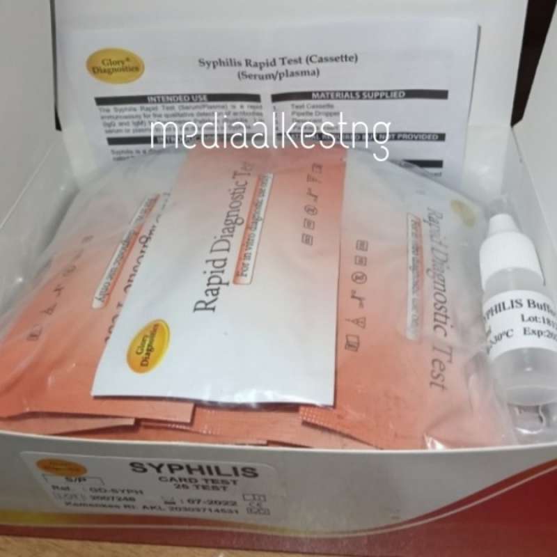 Promo Syphilis Card Test 25 Test Glory Diagnostics Diskon 33% Di Seller ...
