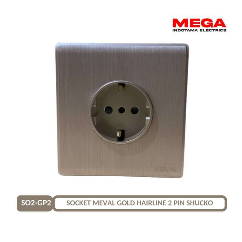 Promo Meval Stop Kontak Gold Hairline - So2-gp2 Diskon 15% Di Seller ...