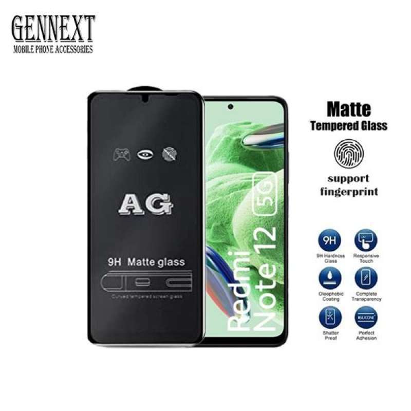 Tempered matte glass ANTI MINYAK REDMI NOTE 12 12PRO PRO PLUS PROPLUS - Main Image