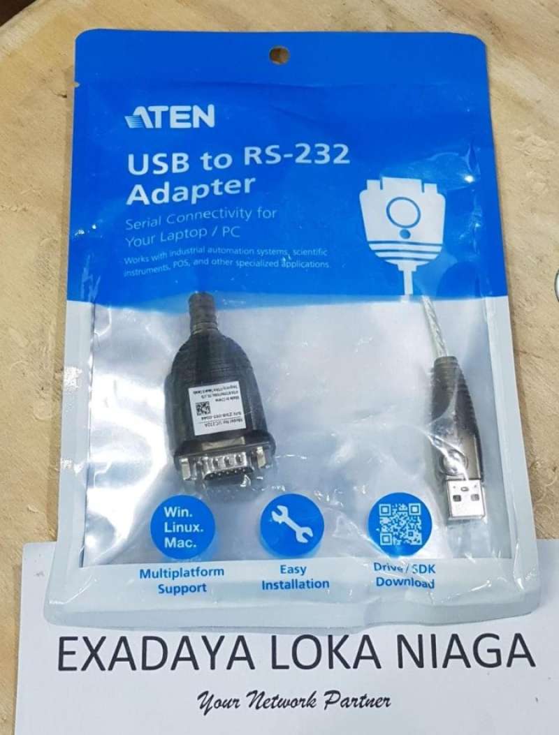 Jual Aten Uc-232a Converter Usb To Serial / Rs232 , Uc232a Db9 Di ...