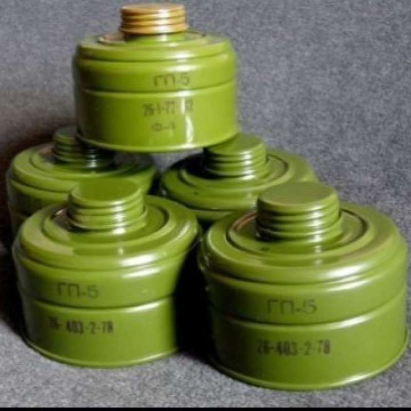 thumbnail image 2 of 3D Printed S10 FM12 Russian GP5 Gas Mask Filter Box Replica – Black, Sniff Style, UK Made 2 of 5