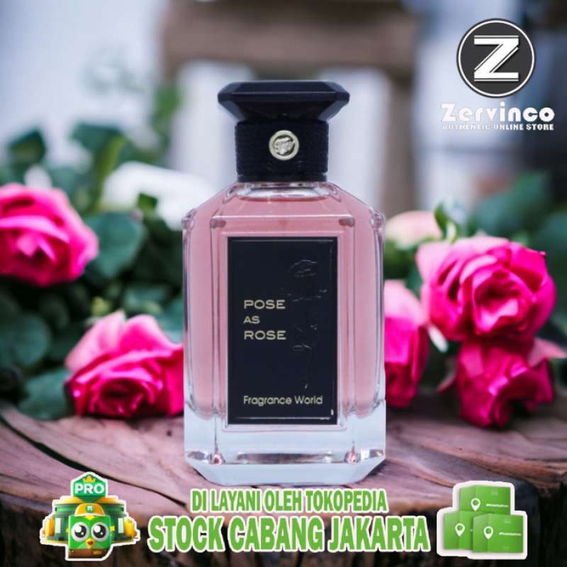 Promo Fragrance World Pose As Rose For Unisex Edp 100ml Diskon 33% Di ...