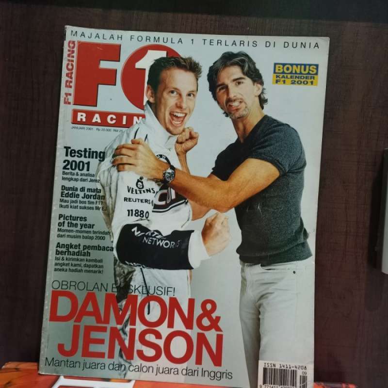 Jual Majalah F1 Racing Tahun 2001 Di Seller Velvet Store - Cengkareng