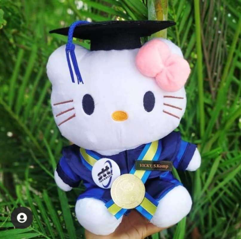 Jual Hadiah Wisuda Boneka Hello Kitty Graduation Cantik Lucu Putih Di Seller Kingyo Cengkareng Timur Kota Jakarta Barat Blibli
