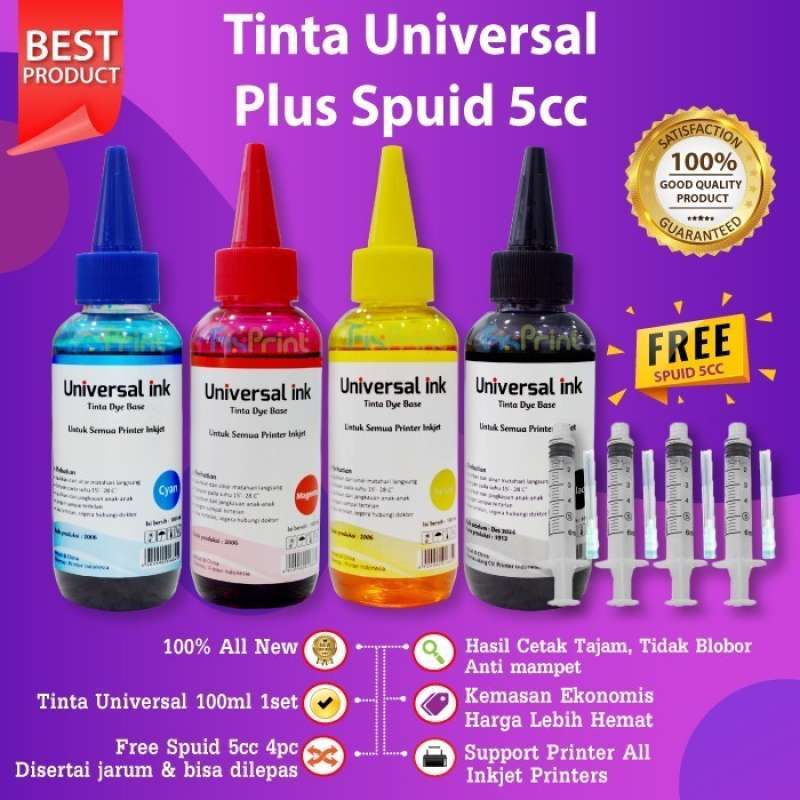 Promo 100 Produk Ori Tinta 100ml Spuid 5ml 5cc Refill Cartridge 745s