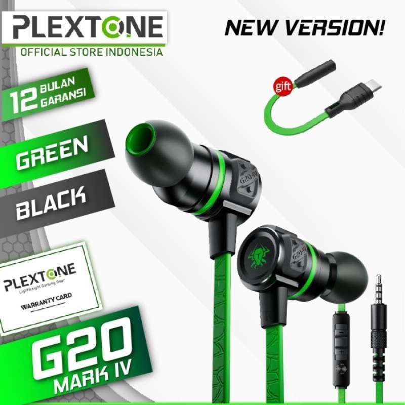 Promo Earphone Plextone G20 In ear Gaming Headset Stereo Bass Headphone Diskon 23 Di Seller Ryoma Store Kebon Kacang Kota Jakarta Pusat Blibli