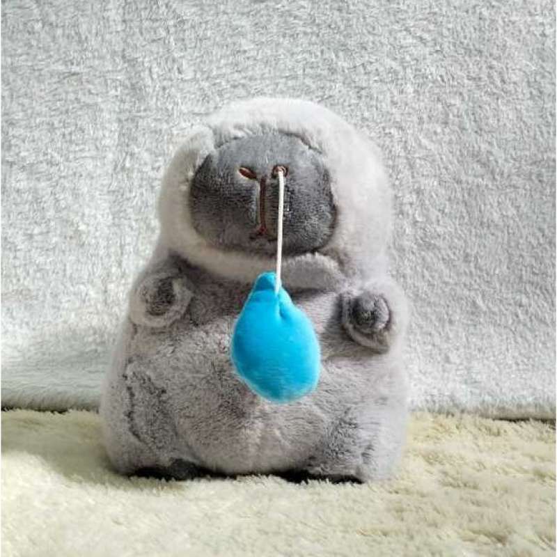Promo Boneka Animal Capybara Boneka Capybara Ingusan Snort Plushie 20 ...