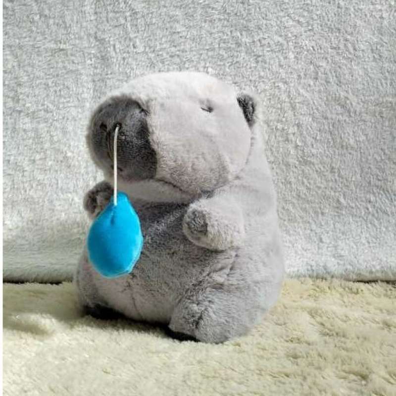 Promo Boneka Animal Capybara Boneka Capybara Ingusan Snort Plushie 20 ...