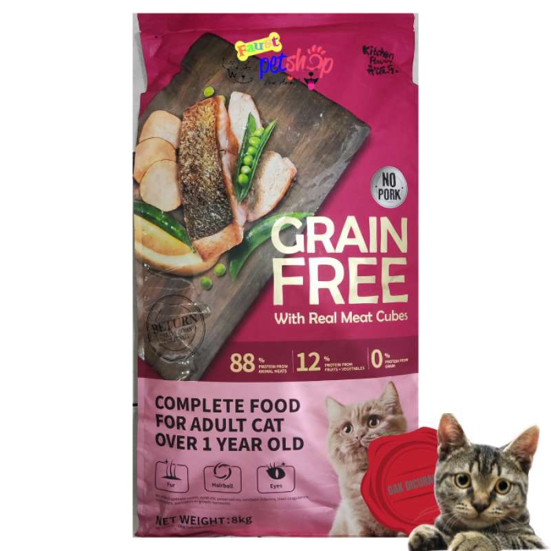 Makanan kucing kitchen flavor outlet