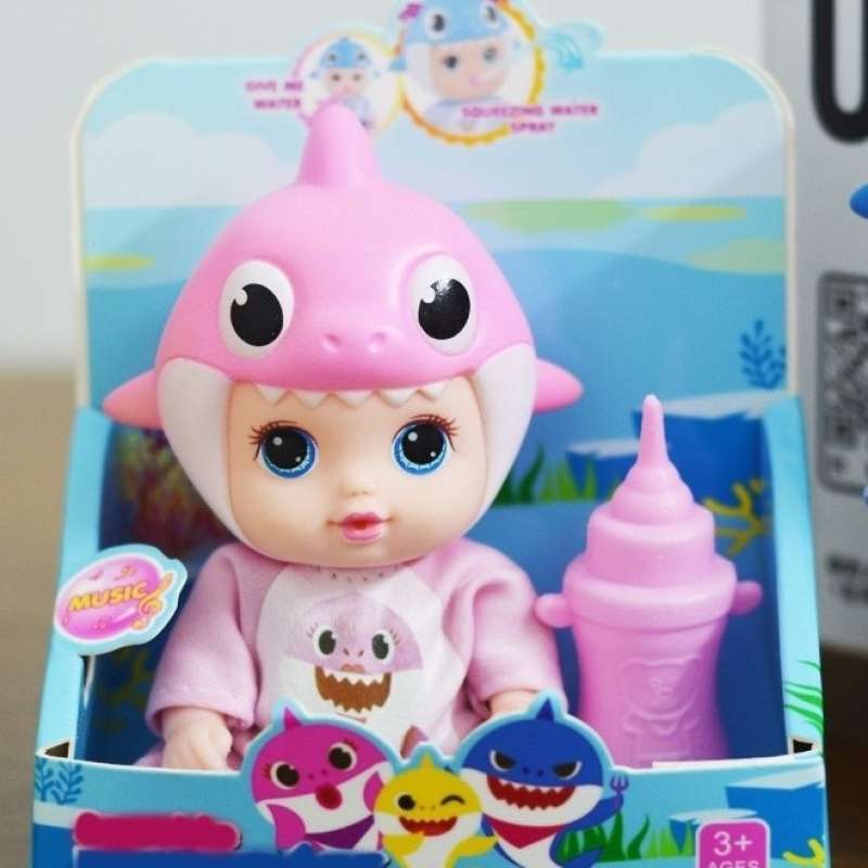 Promo Mainan Boneka Baby Doll Shark Do Kuning Pink Diskon 10