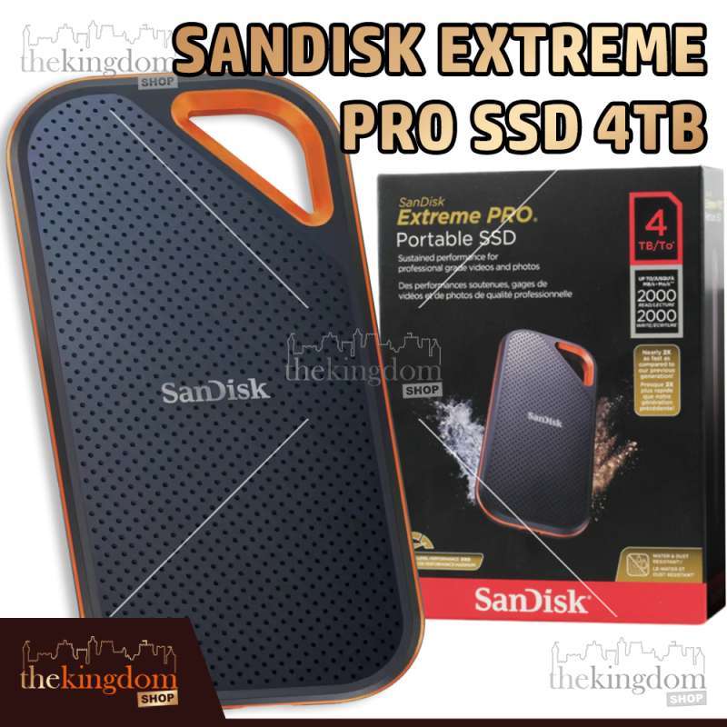 【中古】SanDisk Extreme PRO 4TB ポータブルSSD V2 サンディスク エクストリームプロ ポータブルSSD V2 4TB SDSSDE81-4T00