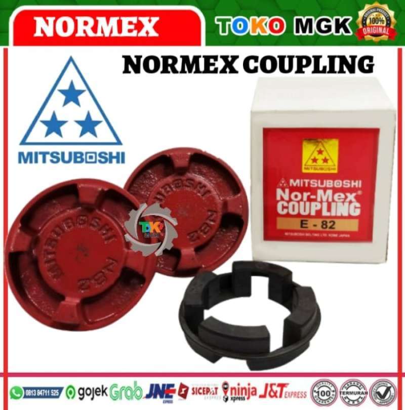 Promo E148 Max Bore 70mm Normex Coupling Complete Set Body Cast Iron