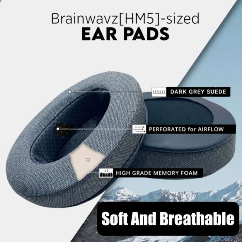Jual Brainwavz Foampad Headphone Earpad Cushion Hybrid Leather Memory ...