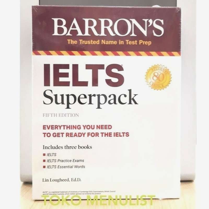 Promo Ori Original Barron's Ielts Superpack Fifth Edition (three Books