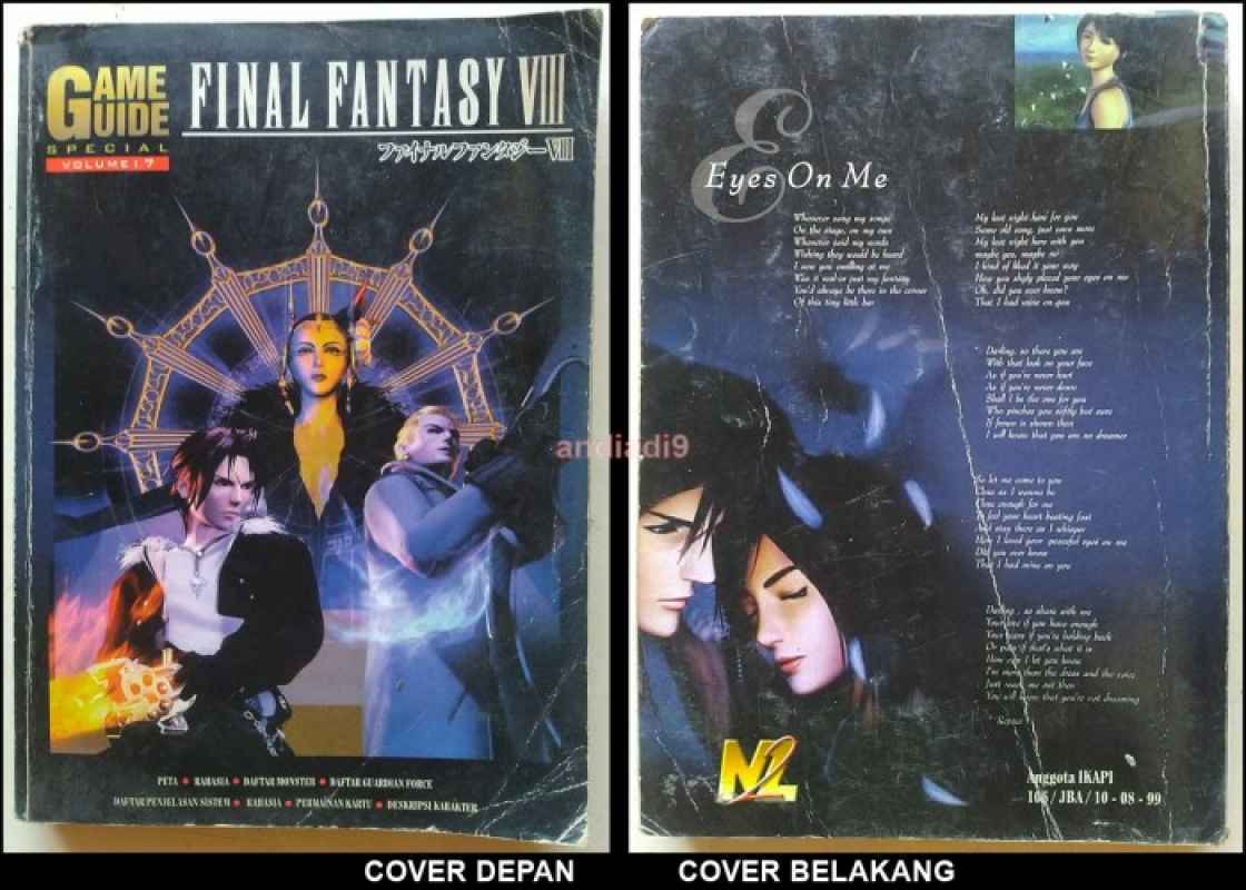 Guide Officiel Final Fantasy VIII (8), Piggyback, édition Française 1999, Superbe état