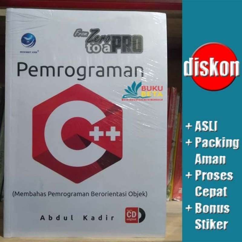 Jual From Zero To A Pro, Pemrograman C++ (+ Cd) - Abdul Kadir Di Seller ...
