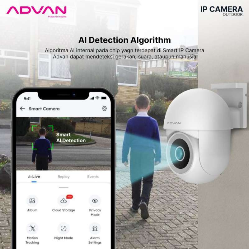 Promo Advan Smart Ip Camera Outdoor Wifi Ipcam Od3 Kamera Cctv ...