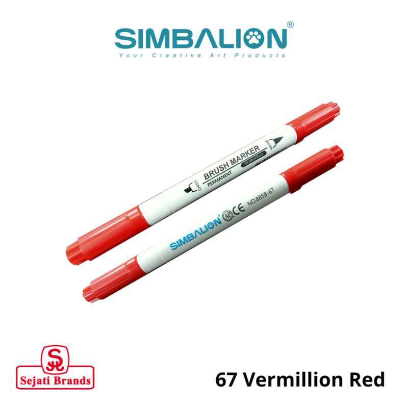 Promo Simbalion Brush Marker Individual Coloring Brush Pen