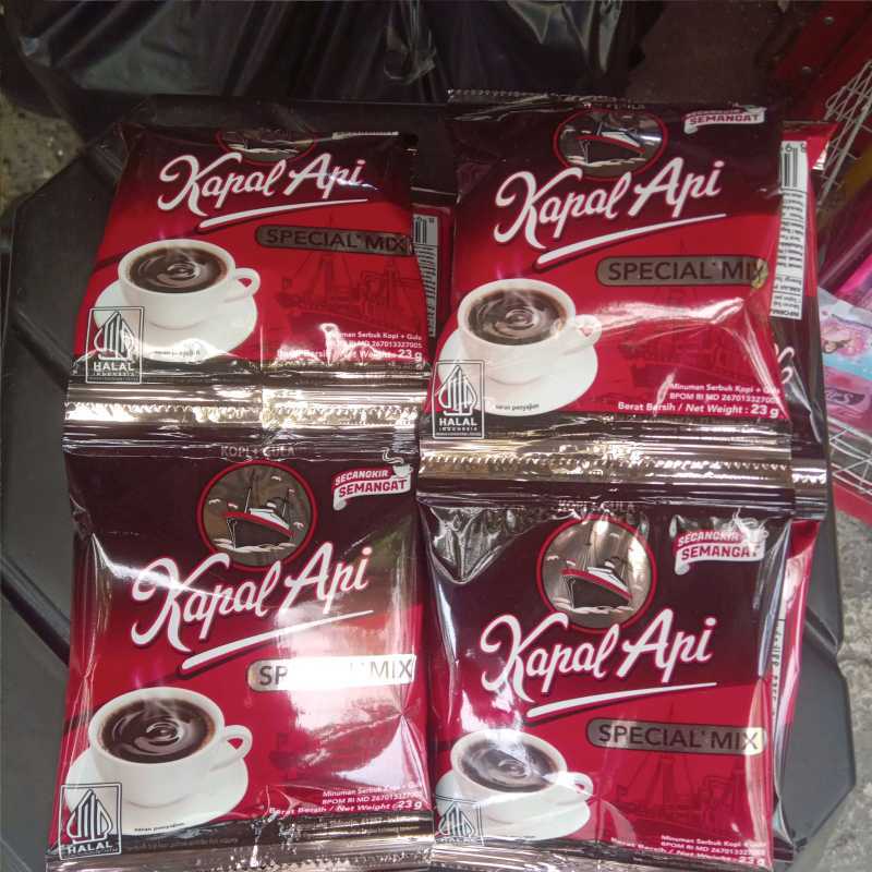 Jual [ 1 Karton ] Kopi Kapal Api Spesial Mix 25gr Renceng Di Seller ...