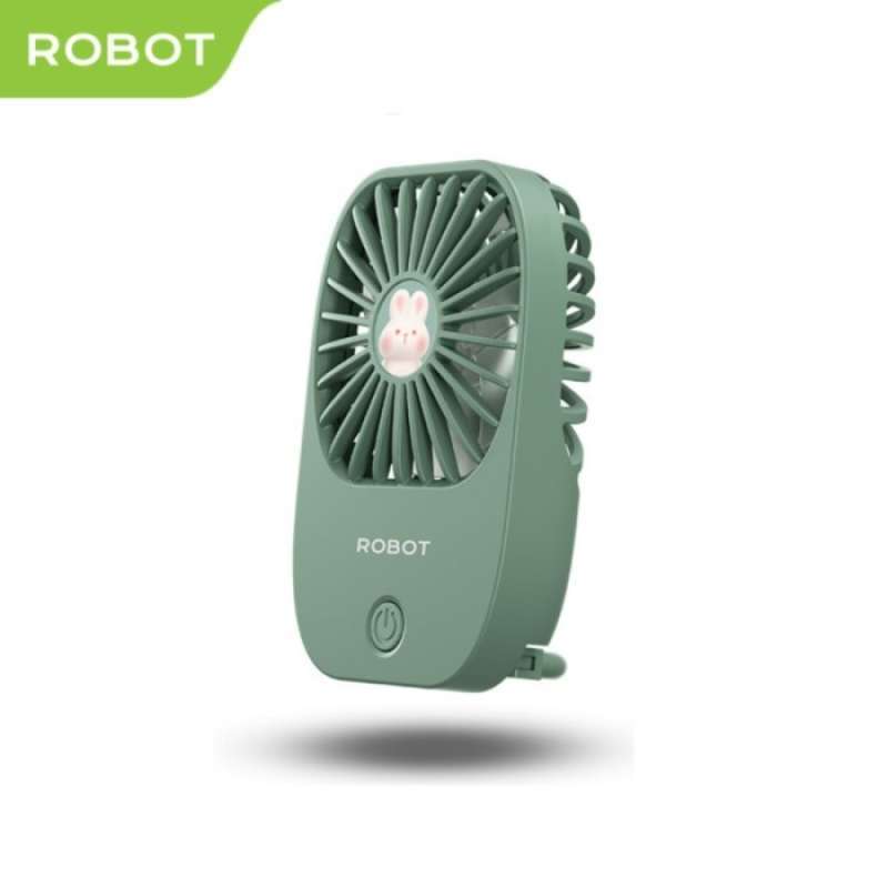 Promo Robot Rt-bf25 Portable Usb Mini Fan With Stand 1200mah Kipas Mini ...