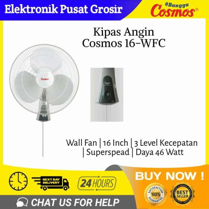 Promo Kipas Angin Cosmos 16-wfc 16wfc Kipas Angin Dinding Wall Fan 16 ...