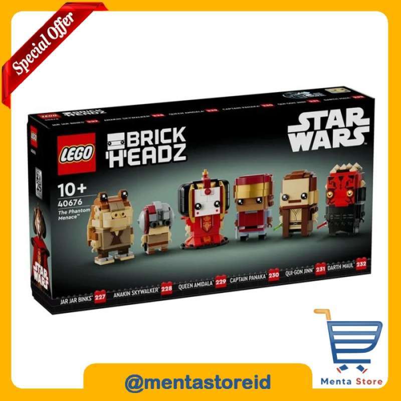 Promo Lego Brickheadz 40676 The Phantom Menace Star Wars 25th ...