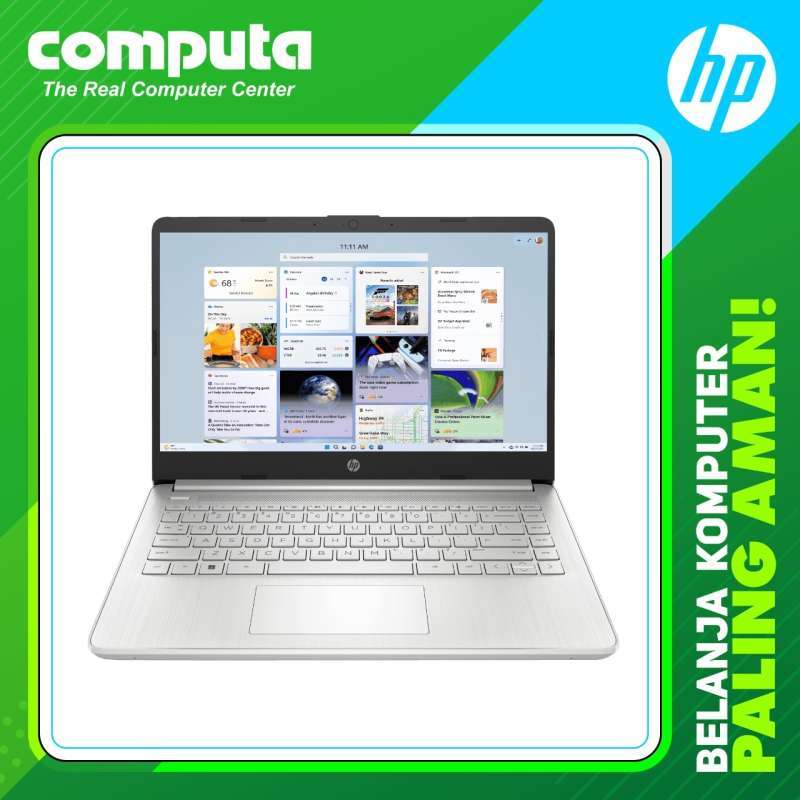 HP 14 inch Laptop dengan Intel Core i7-1255U, 8GB RAM, dan 512GB SSD, Ideal untuk Produktivitas dengan OS Windows 11 dan Grafis Intel Iris Xᵉ