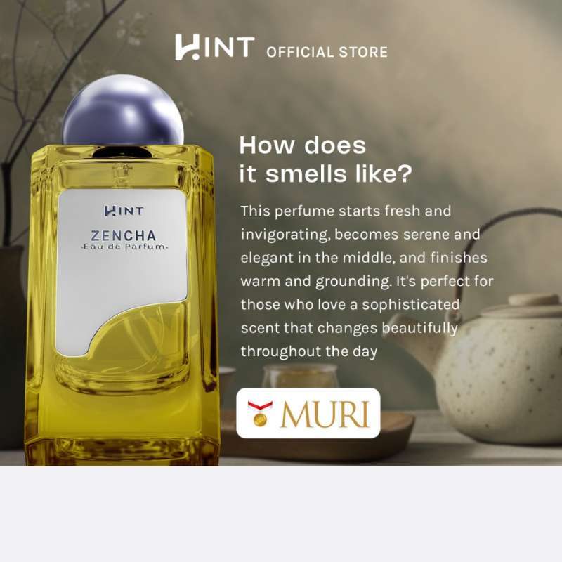 Promo [new Launch] Hint Zencha Eau De Parfum - Tanpa Grafir Diskon 30% ...