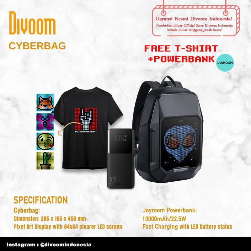 Tas Divoom Backpack 🔥 Harga & Model Terbaru April 2026