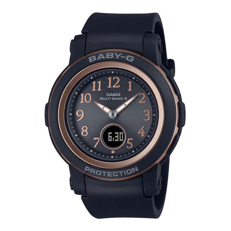 Jam Tangan Wanita Casio Baby-G BGA-2900AF-1AJF Ladies Digital Analog Black  Dial Black Resin Band (JDM)