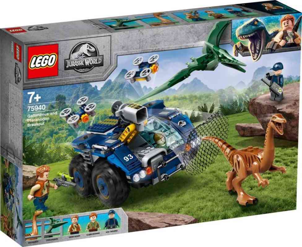 LEGO Jurassic World 75940 Gallimimus and Pteranodon Breakout