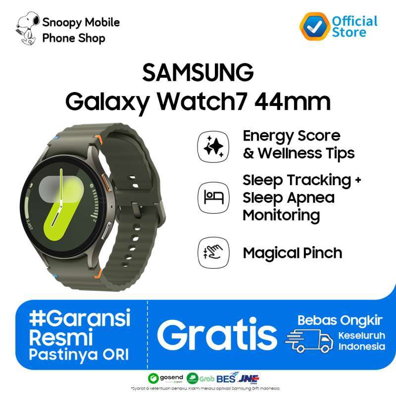 Promo Samsung Galaxy Watch7 44mm Garansi Resmi Samsung Green