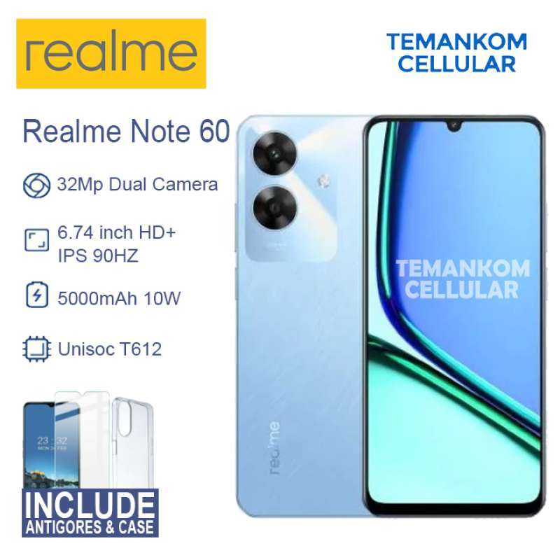 Jual Realme Note 60 12gb RAM 128gb 6+6gb RAM Extend 6/128