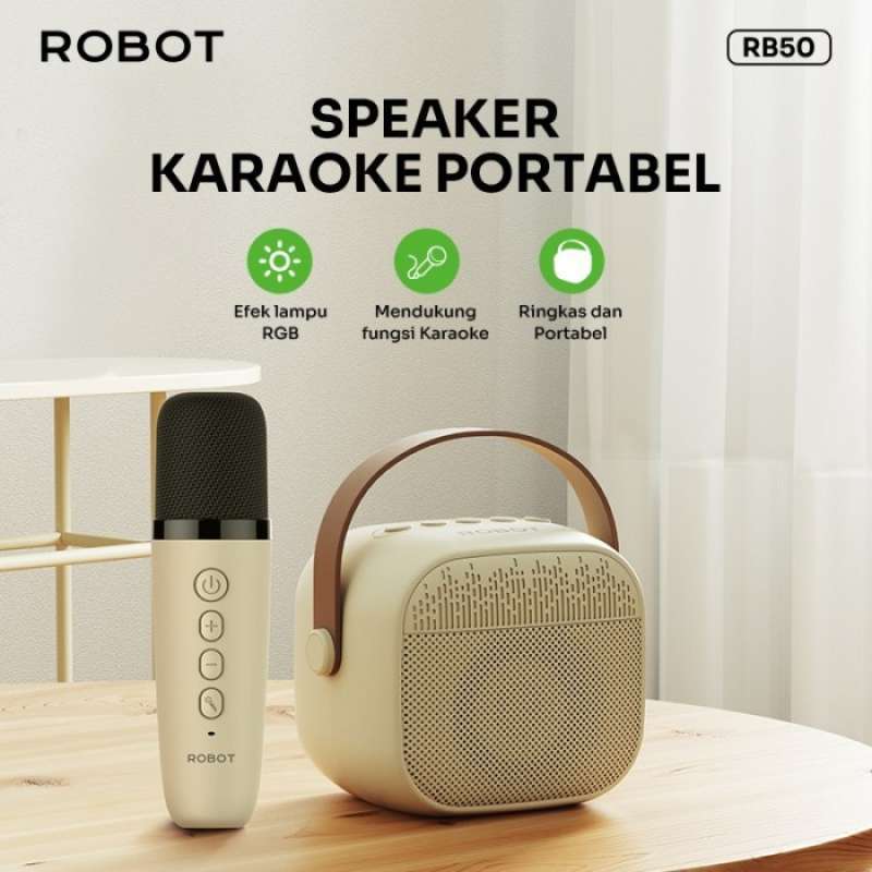 Jual Speaker Robot Bluetooth Speaker Rb50 Speaker Portable Mini Rgb ...