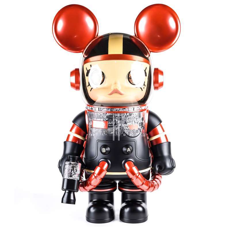 カ*ラ様 POP MART MEGA SPACE MOLLY 100% ミッキー Jual Pop Mart Mega Space Molly Disney 100th Anniversary 1000% (100