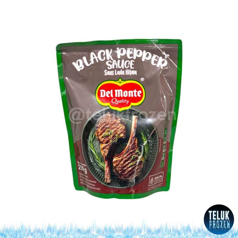 Jual Del Monte Black Pepper 250gr Delmonte Bpp Sauce 250 G Gram
