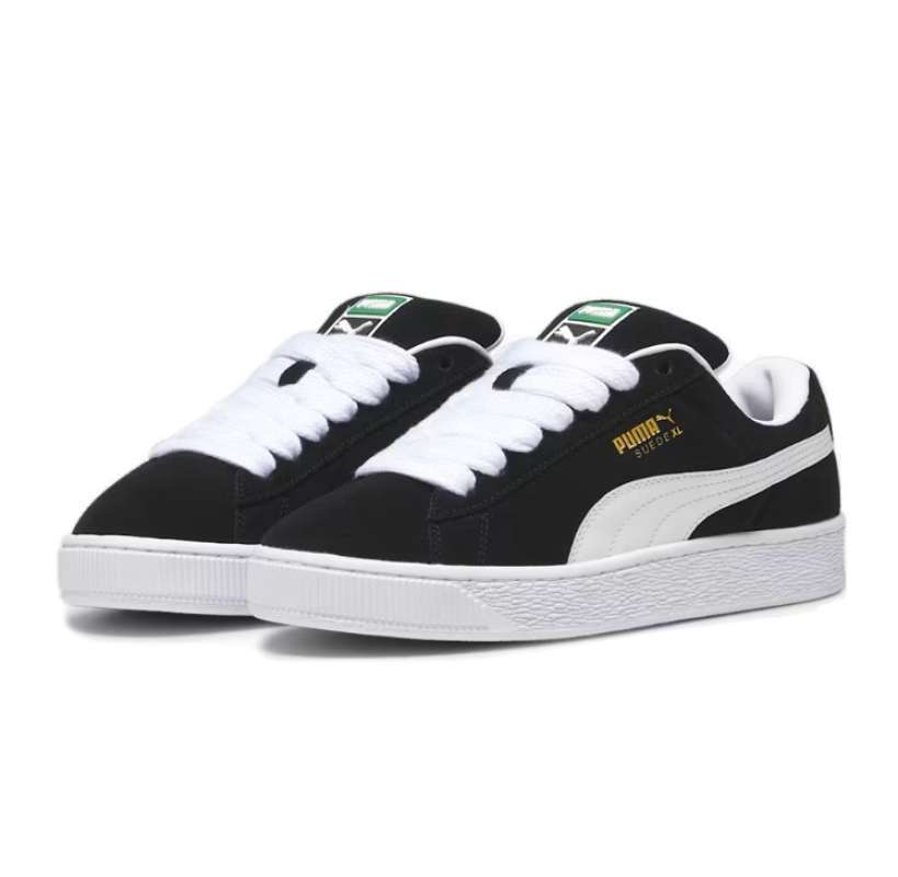 Sepatu PUMA Suede XL Black-White 395205 02