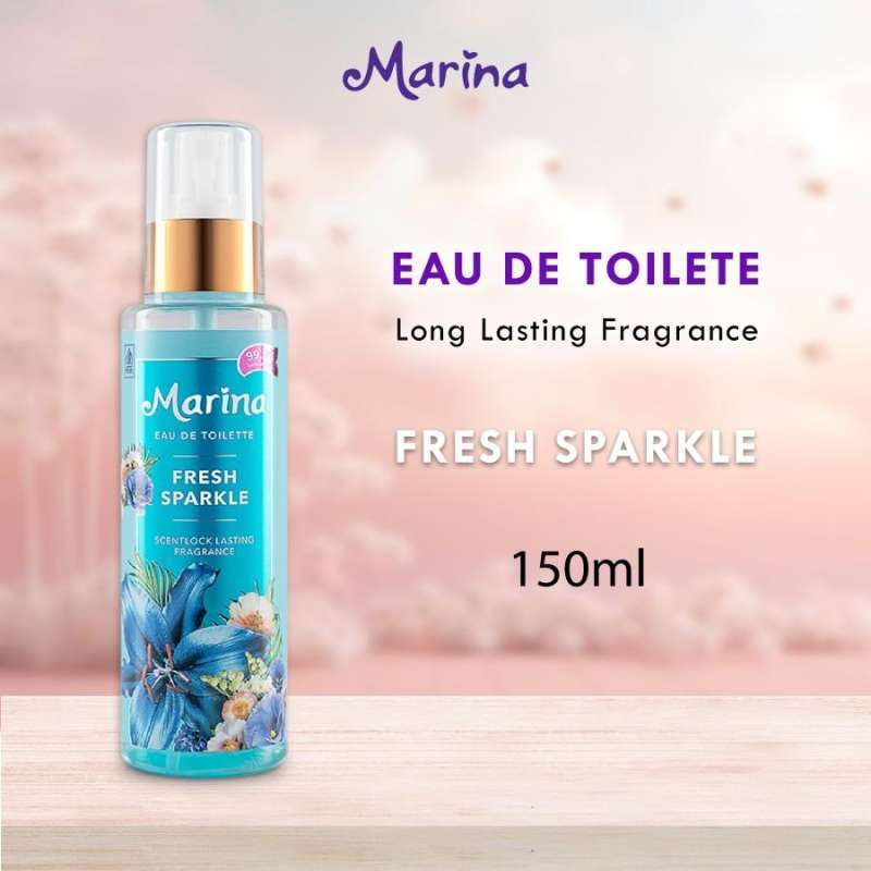 Marina Eau De Toilette Sweet Romance Fresh Sparkle Glam Perfection  White Diamond Peach Perfect Royale Velvet 150ml Parfum Wanita