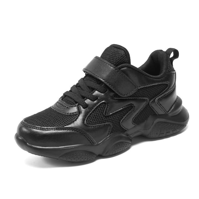 Jual Sepatu Sekolah Anak Ukuran Sneakers Hitam Velcro Sepatu Anak-anak  28-37 Full Hitam Terbaru Di Seller Cv. Fashion Show - Kebon Sirih, Kota  Jakarta Pusat | Blibli