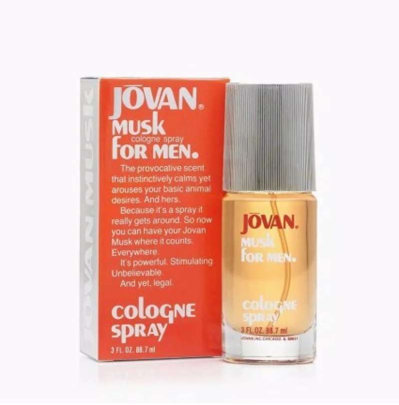 Parfum Jovan Musk Cologne Spray For Men 88ml Parfum Pria Tahan Lama