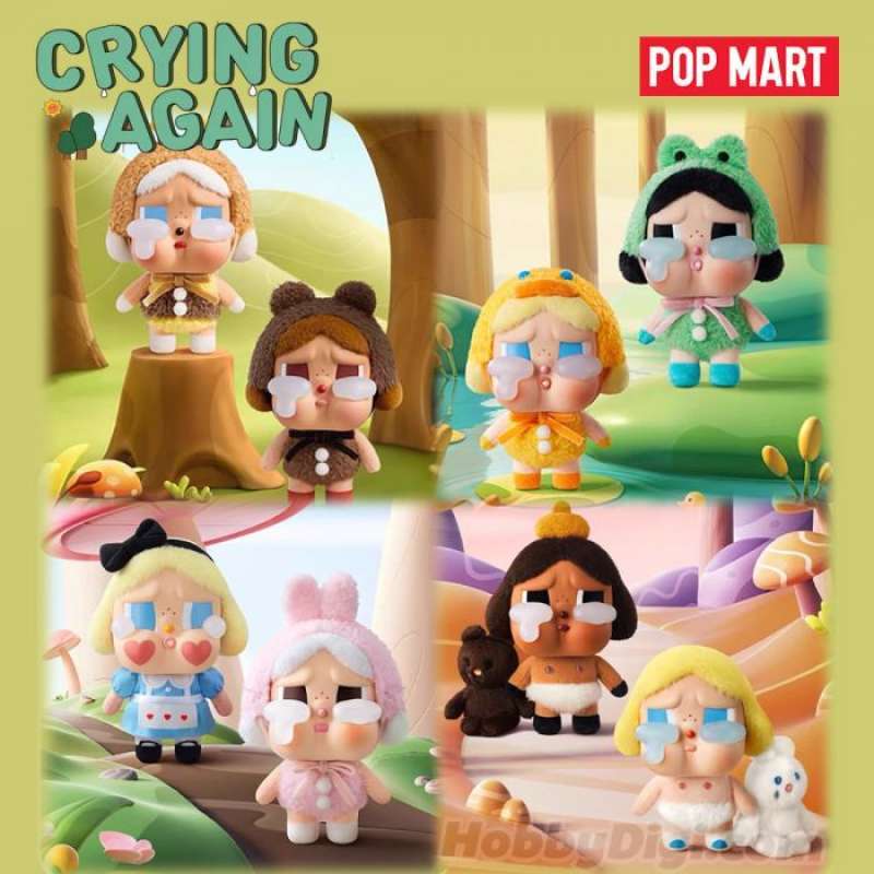 CRYBABY Crying Again シリーズ フェイスぬいぐるみ アソート POP MART