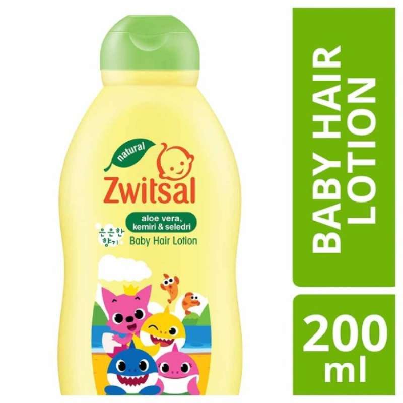 Promo Zwitsal Baby Hair Lotion Aloe Vera Kemiri Seledri 200 Ml
