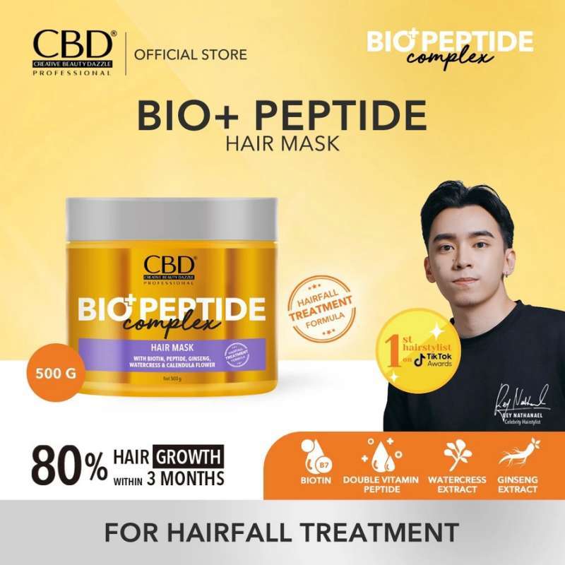 Jual Cbd Bio+peptide Complex Hair Fall Treatment | Paket Perawatan ...