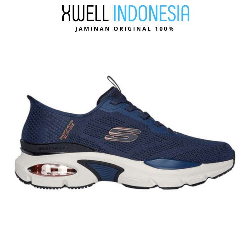 Sepatu Sneakers Pria Skechers Air Ventura Navy Original 232447NVOR