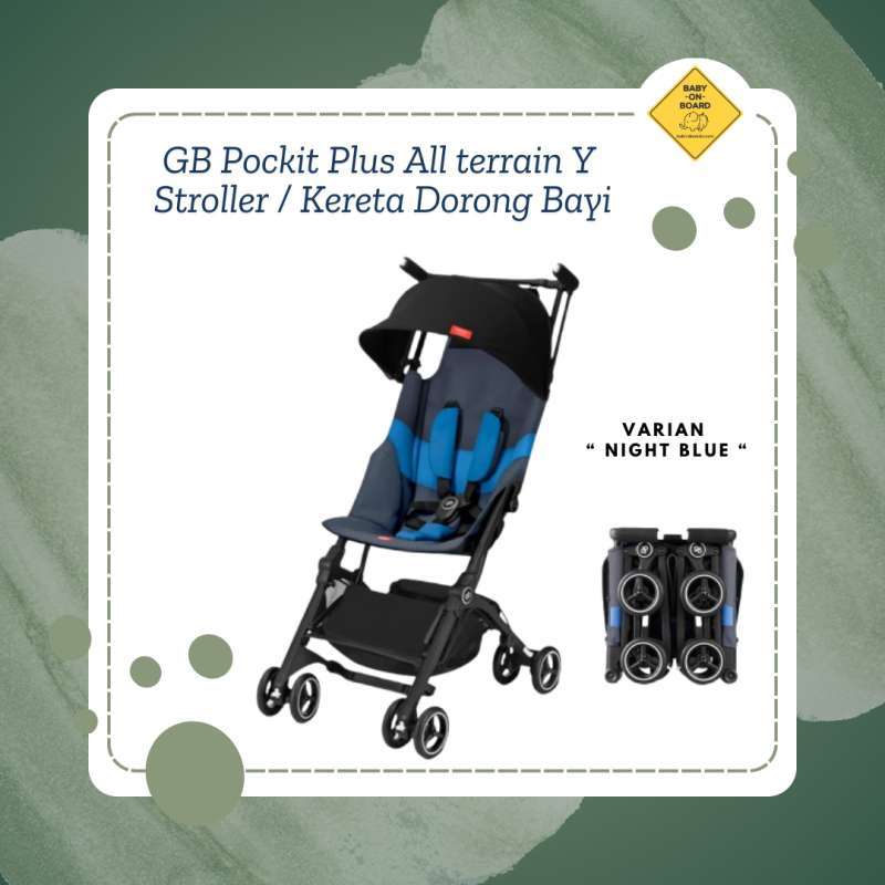 GB Pockit Plus All terrain Y Stroller Kereta Dorong Bayi