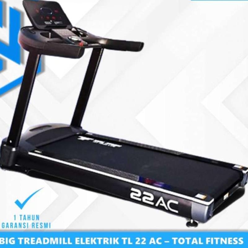 New Alat Olahraga Gym Fitness Big Commercial Treadmill Elektrik Total TL 22  AC Auto Incline